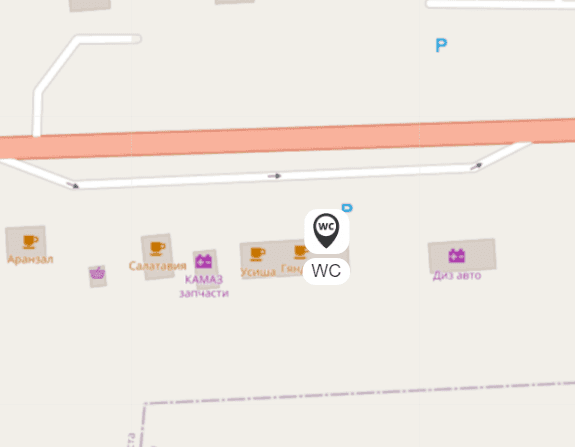 Туалет в Восточной части города Элиста, Республика Калмыкия